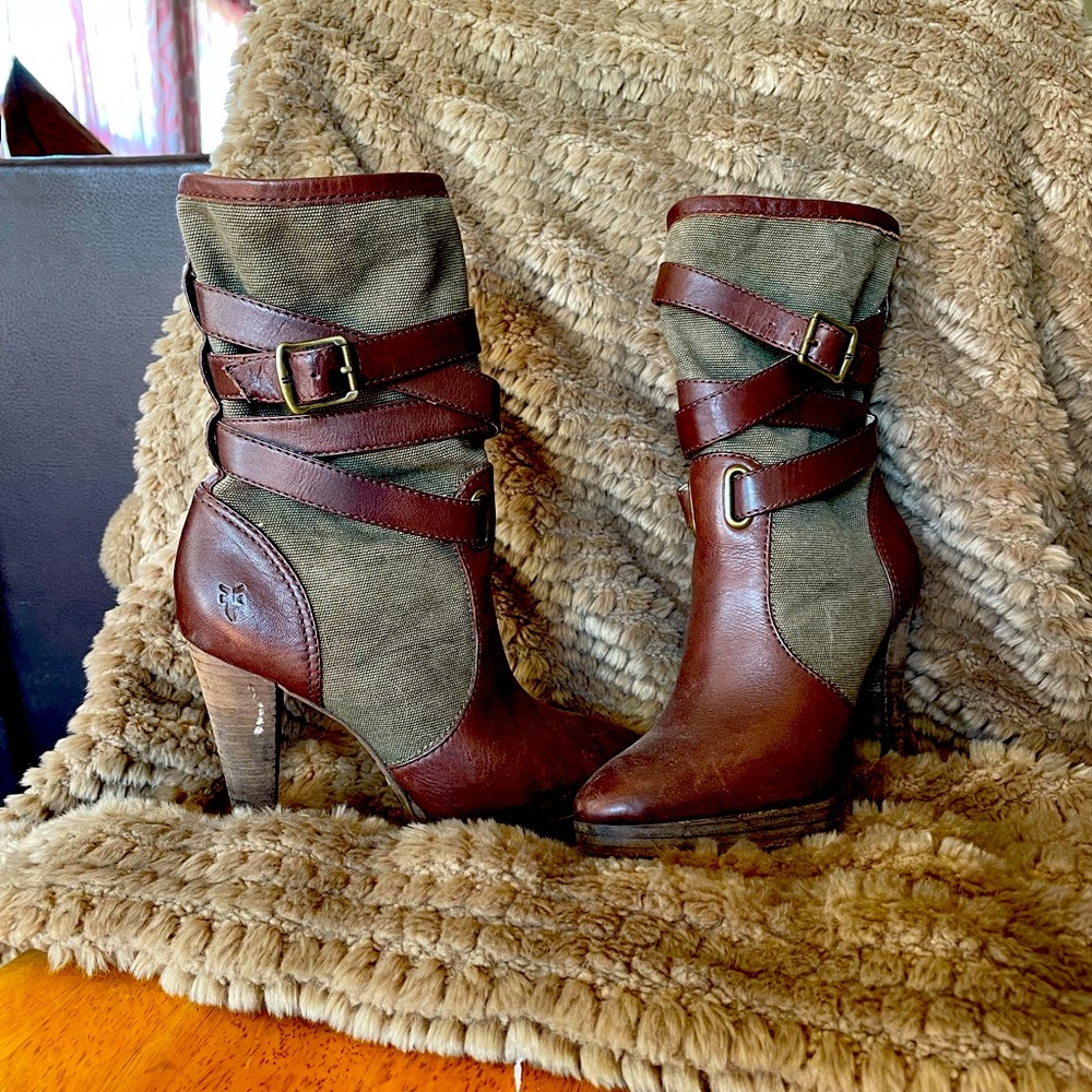 Frye high heel boots